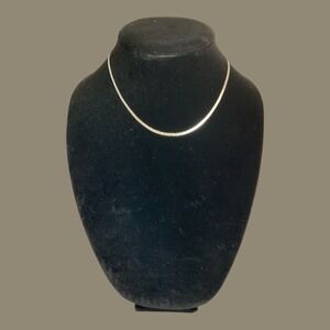 Herringbone 925 Sterling Silver Necklace Italy I Love You Hearts 18"‎ Valentines